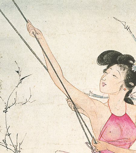 呈贡县-胡也佛的仕女画和最知名的金瓶梅秘戏图